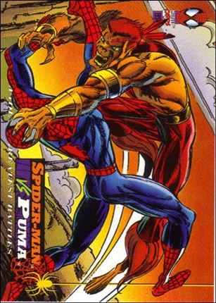 Amazing Spider-Man (Base Set) card 114 Spider-man vs Puma