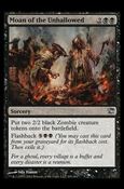 Magic the Gathering: Innistrad (Base Set) card 109 Moan of the Unhallowed