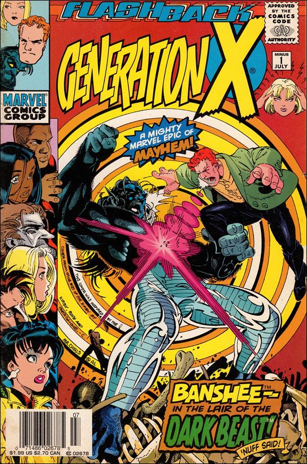 Generation X (1994) issue -1-B Newsstand Edition / Price Variant