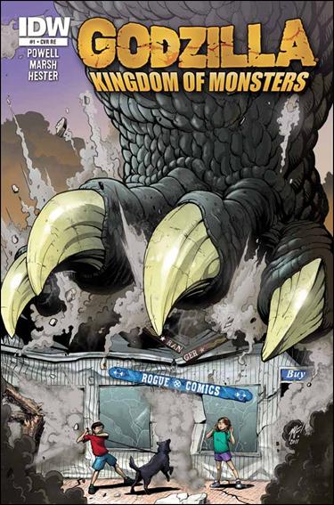 Godzilla: Kingdom of Monsters issue 1-OD Rogue Comics (CT) Cover 1/500