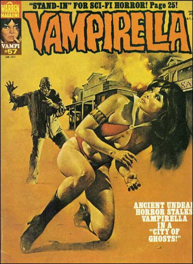 Vampirella issue 57 Enrich Torres cover painting.