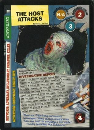 X-Files: The Truth Is Out There (Base Set) card XF97-0338v2 The Host Attacks