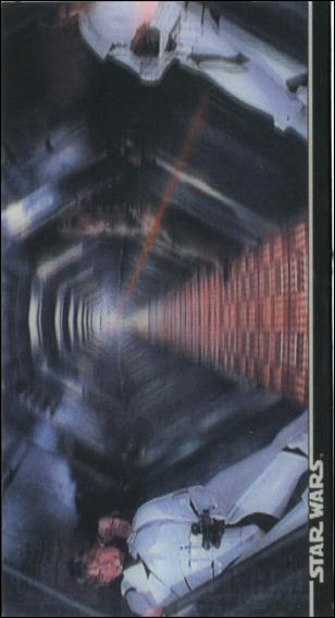 Star Wars 3Di Widevision (Base Set) card 35 Trapped in the Alcove!
