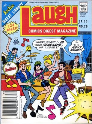 Laugh Digest Magazine issue 70-B Canadian Price Cover