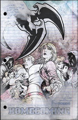 Homecoming issue 2-C Emilio Laiso 3:16 Sketch Cover