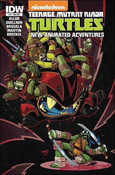 Teenage Mutant Ninja Turtles New Animated Adventures issue 21-B Jon Sommariva Subscription Cover