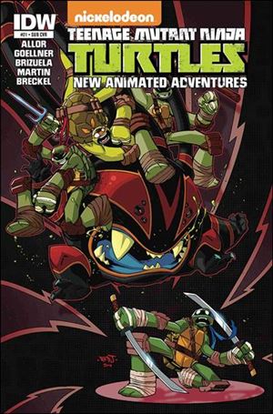 Teenage Mutant Ninja Turtles New Animated Adventures issue 21-B Jon Sommariva Subscription Cover