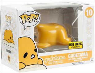 POP! Sanrio figure 10 Gudetama (Laying Down) Hot Topic Exclusive