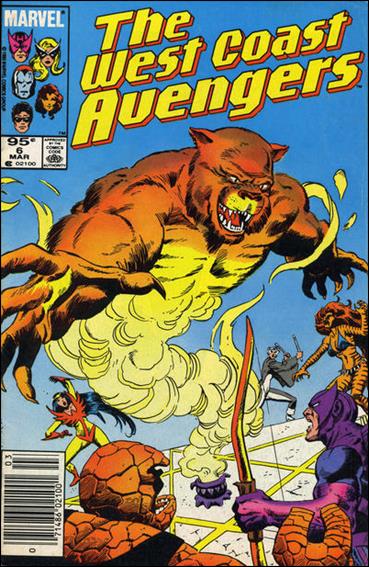 West Coast Avengers (1985) issue 6-B Canadian Price Cover