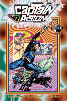 Captain Action Comics issue 3-C Ed Hannigan Tye-Dye "Retro" Cover