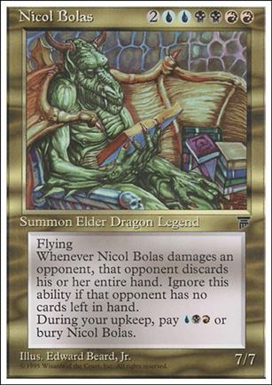 Magic the Gathering: Chronicles (Base Set) card 81 Nicol Bolas