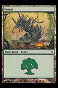 Magic the Gathering: New Phyrexia card 174 Forest