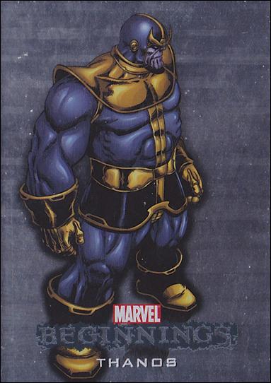 Marvel Beginnings: Series 1 (Marvel Villains Hologram Subset) card H-40 Thanos