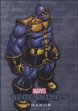 Marvel Beginnings: Series 1 (Marvel Villains Hologram Subset) card H-40 Thanos