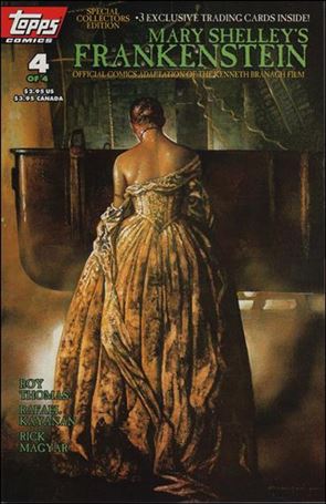 Mary Shelley's Frankenstein issue 4-B Unbagged John Bolton Cover