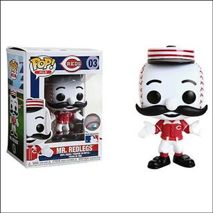 Pop! MLB Mascots figure 3-B Mister Redlegs (Red Uniform)