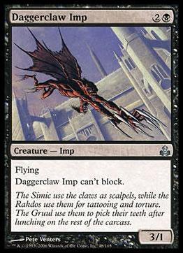 Magic the Gathering: Guildpact (Base Set) card 48 Daggerclaw Imp