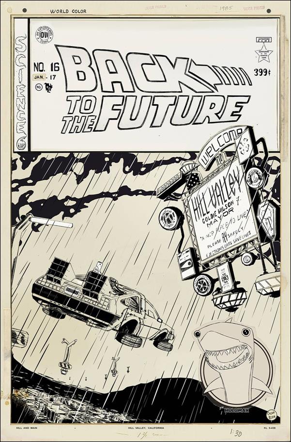 Back to the Future (2015) issue 16-B Dan Schoening Artist's Edition Cover