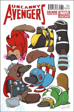 Uncanny Avengers (2012) issue 18-E Katie Cook Animal Cover
