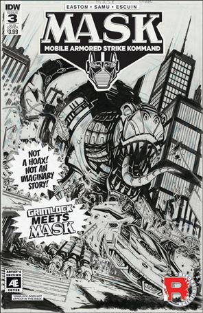 M.A.S.K.: Mobile Armored Strike Kommand issue 3-C Ron Joseph Artist's Edition Subscription Cover