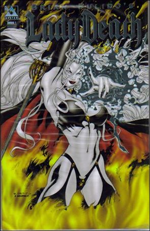 Brian Pulido's Lady Death Annual issue 1-P Platinum Foil Cover Polybagged with COA 1/900