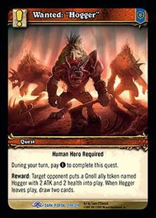 World of Warcraft: Through the Dark Portal (Base Set) card 299 Wanted: 