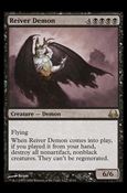 Magic the Gathering: Duel Decks: Divine vs. Demonic (Base Set) card 43 Reiver Demon