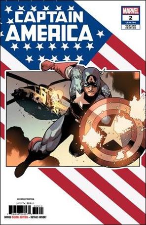 Captain America (2018) issue 2-F Leinil Francis Yu Cover (2nd Printing)