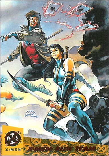 1994 Fleer Ultra X-Men (Team Triptych Subset) card 3 X-Men: Blue Team Part 3