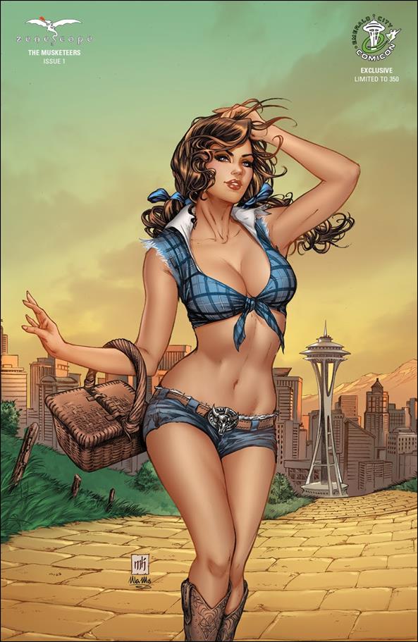 Musketeers issue 1-G Mike Krome Emerald City Comicon Cover 1/350
