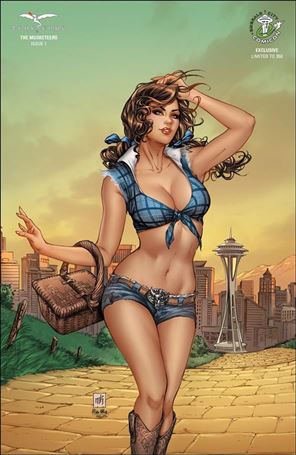 Musketeers issue 1-G Mike Krome Emerald City Comicon Cover 1/350
