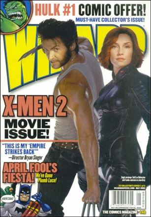 Wizard: The Comics Magazine issue 140 Wolverine & Jean Grey Photo Cover