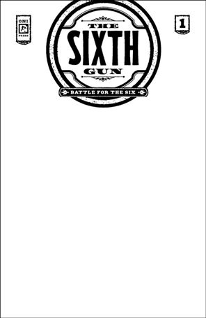 Sixth Gun: Battle for the Six issue 1.00-C Blank/Sketch Cover