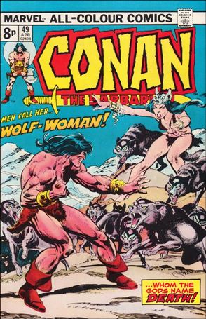 Conan the Barbarian (1970) issue 49-B UK Price Cover