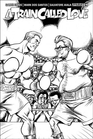 Train Called Love issue 8-B 1:10 Black & White Cover
