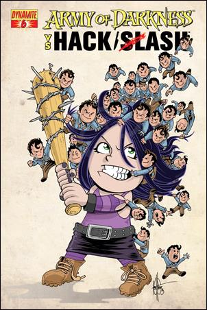 Army of Darkness vs. Hack/Slash issue 6-D Ken Haeser "Cute" Subscription Cover