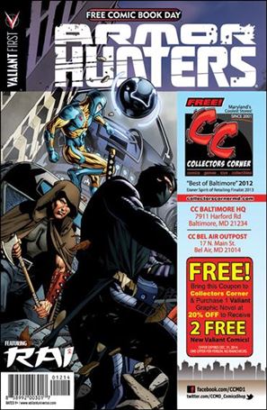 Valiant FCBD 2014 Armor Hunters Special issue nn-BI Collectors Corner Cover