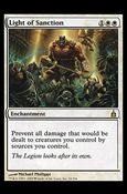 Magic the Gathering: Ravnica (Base Set)  card 24 Light of Sanction