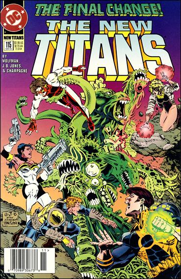 New Titans 115-A by DC