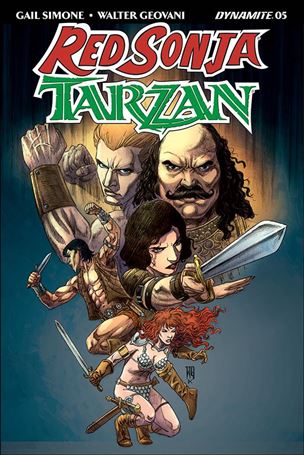 Red Sonja / Tarzan issue 5 Walter Geovani Cover