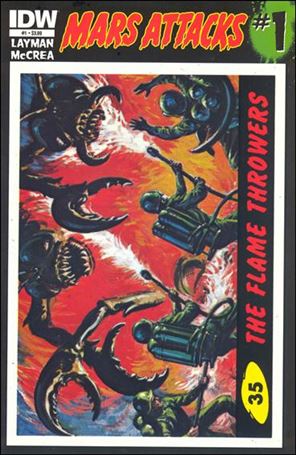 Mars Attacks (2012) issue 1-ZI Card #35 (The Flame Throwers)