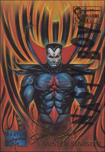 1995 Marvel Masterpieces (Multi-Foil E-Motion Parallel Base Set) card 68 Mister Sinister