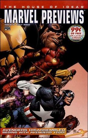 Marvel Previews (2003) issue 9 Flipbook w/ Salvador Larroca Spider-Man Cover