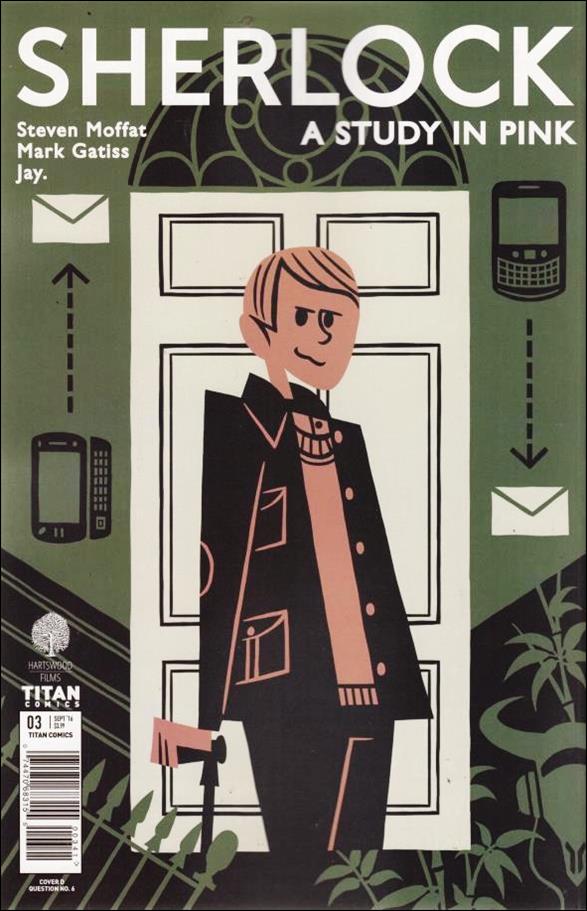 Sherlock: A Study in Pink issue 3-D Question No. 6 Cover