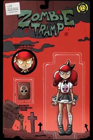 Zombie Tramp (2014) issue 23-C Dan Mendoza Action Figure Cover 1/2000