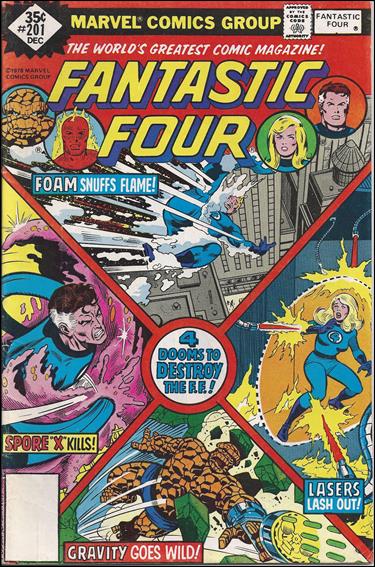 Fantastic Four (1961) issue 201-B Whitman Cover