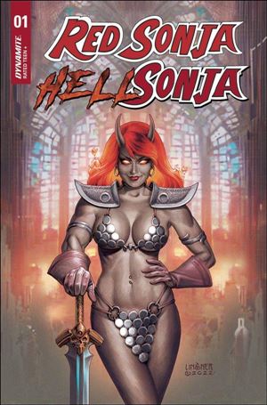 Red Sonja / Hell Sonja issue 1-C Joseph Michael Linsner Cover