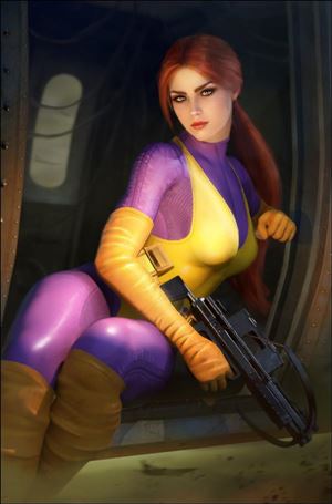 G.I. Joe: A Real American Hero issue 274-D K. Repin East Side Scarlett Virgin Cover A 1/500