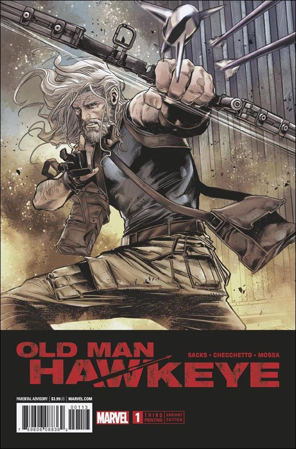 Old Man Hawkeye issue 1-J Marco Checchetto Red Logo Cover (3rd Printing)