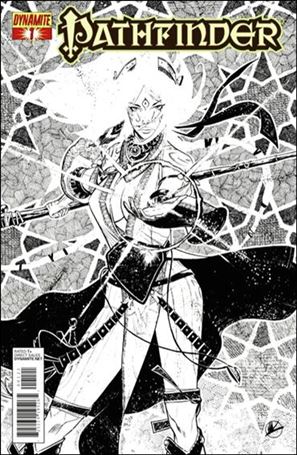 Pathfinder issue 1-E Matteo Scalera 1:25 Black & White Cover